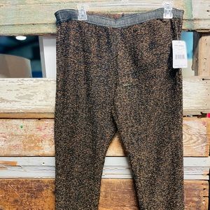 NWT~ FREE PEOPLE TOBACCO PANT WITH DETAIL ON LEGS~ XS ~ RETAILS $128